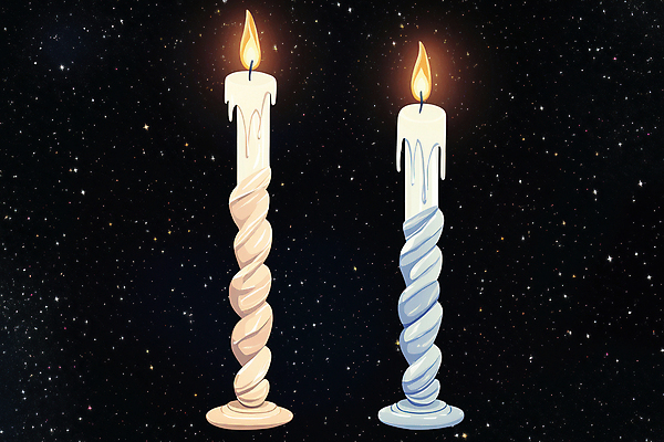 JPG 일러스트 촛불 밤하늘 사람없음 어둠 희망 디지털합성 촛대 양초꽂이 국내일러스트 AI일러스트 AI콘텐츠 감정 초 하늘 야간 꽂이 파일형식