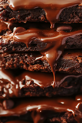 JPG 편집이미지 근접촬영 사람없음 갈색 쌓기 흐름 달콤 초코시럽 초코쿠키 편집실사 AI포토 AI콘텐츠 뷰포인트 컬러 컨셉 모션 쿠키 초콜릿 맛 CG 시럽 파일형식