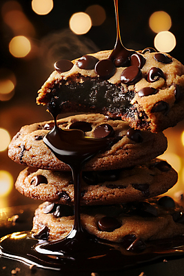 JPG 편집이미지 사람없음 갈색 흐름 달콤 보케 초코시럽 초코칩쿠키 편집실사 AI포토 AI콘텐츠 컬러 컨셉 초콜릿 맛 CG 시럽 초코칩 초코쿠키 파일형식