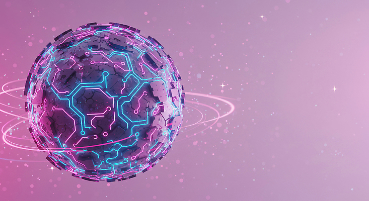 JPG 편집이미지 과학 기술 사람없음 보라색 원형 회로판 디지털합성 포럼 편집실사 AI컴퓨터그래픽 AI콘텐츠 도형 컬러 토론 CG 파일형식