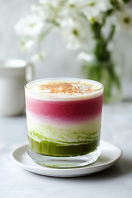 JPG 편집이미지 잔 사람없음 꽃병 봄 컵받침 크림 라떼 편집실사 AI포토 AI콘텐츠 식기 계절 꽃 커피 받침대 CG 파일형식