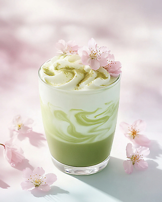 JPG 편집이미지 잔 사람없음 봄 벚꽃 크림 라떼 편집실사 AI포토 AI콘텐츠 식기 계절 꽃 커피 CG 파일형식