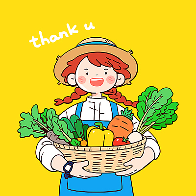 여자 행복 채소 일러스트 직업캐릭터 한명 웃음 들기 상반신 성인 농작물 노란색 바구니 신선 농부 멜빵바지 손목시계 감사 밀짚모자 땡큐 성인여자한명만 일러캐릭터 AI파일 직업 캐릭터 모자_잡화 1 감정 시계 컬러 농업 장신구 바지 모션 표정 사람 멜빵 여자한명만 성인여자만 파일형식 벡터