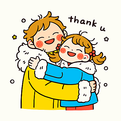 여자 남자 행복 어린이 일러스트 포옹 따뜻함 사랑 미소 소녀 성인 두명 부모 땡큐 국내일러스트 AI파일 감정 가족 안기 표정 사람 파일형식 벡터