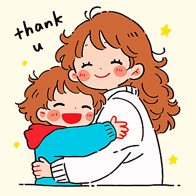 여자 행복 별 어린이 일러스트 포옹 모녀 사랑 미소 소녀 상반신 성인 두명 부모 땡큐 여자만 국내일러스트 AI파일 자연요소 딸 감정 가족 안기 엄마 표정 사람 파일형식 벡터