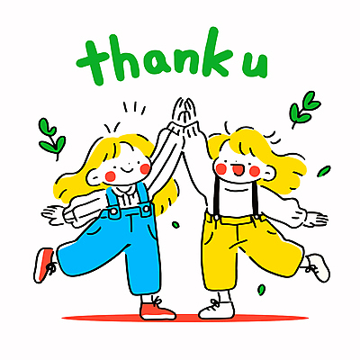 전신 여자 어린이 일러스트 나뭇잎 소녀 두명 손들기 우정 멜빵바지 즐거움 하이파이브 다리들기 땡큐 소녀만 국내일러스트 AI파일 감정 잎 바지 모션 사람 손짓 친구 멜빵 여자만 어린이만 파일형식 벡터