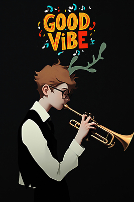 PSD 남자 연주 음표 일러스트 한명 상반신 성인 검은색 공연 연주자 무대 잡기 클래식 트럼펫 연주회 성인남자한명만 안경낌 국내일러스트 1 기호 안경 음악 컬러 컨셉 모션 사람 이벤트 음악가 금관악기 음악회 남자한명만 성인남자만 파일형식