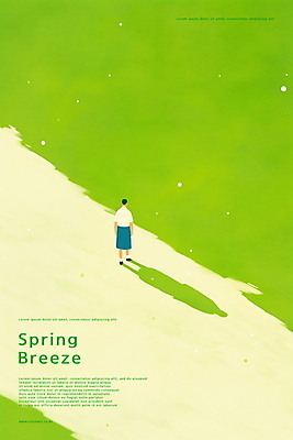 전신 PSD 여자 여유 일러스트 한명 풍경 잔디 초원 성인 초록색 평화 봄 감성 성인여자한명만 국내일러스트 식물 1 계절 감정 컬러 컨셉 사람 여자한명만 성인여자만 파일형식