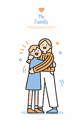 전신 여자 행복 일러스트 포옹 청소년 함께함 웃음 두명 주황색 하트 자매 십대여자만 유대감 일러캐릭터 AI파일 모양 캐릭터 감정 컬러 컨셉 가족 안기 표정 사람 여자만 십대만 파일형식 벡터