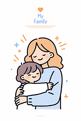 여자 행복 어린이 일러스트 포옹 모녀 함께함 웃음 소녀 상반신 성인 두명 주황색 하트 여자만 유대감 일러캐릭터 AI파일 모양 캐릭터 딸 감정 컬러 컨셉 가족 안기 엄마 표정 사람 파일형식 벡터