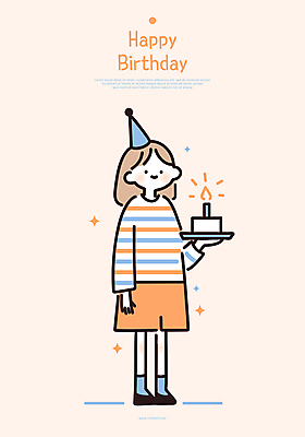 전신 여자 행복 어린이 일러스트 한명 웃음 들기 소녀 주황색 기쁨 고깔모자 축하 생일 생일케이크 꽃가루 소녀한명만 일러캐릭터 AI파일 캐릭터 모자_잡화 1 기념일 감정 컬러 컨셉 모션 표정 사람 케이크 가루 여자한명만 소녀만 파일형식 벡터