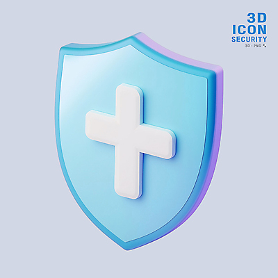 PSD 아이콘 사람없음 3D아이콘 3D 오브젝트 보안 방패 십자모양 엘리먼트 쉴드 편집3D 모양 안전 디지털합성 십자 파일형식