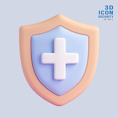 PSD 아이콘 사람없음 3D아이콘 3D 오브젝트 보안 방패 십자모양 엘리먼트 쉴드 편집3D 모양 안전 디지털합성 십자 파일형식