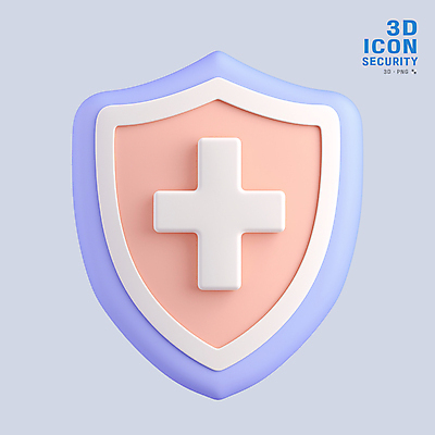 PSD 아이콘 사람없음 3D아이콘 3D 오브젝트 보안 방패 십자모양 엘리먼트 쉴드 편집3D 모양 안전 디지털합성 십자 파일형식