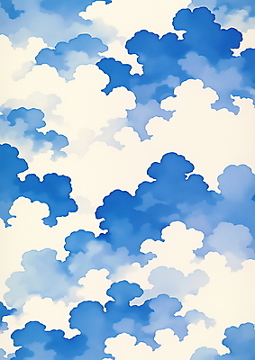 JPG 백그라운드 패턴 일러스트 추상 수채화 사람없음 파란색 물감 흰색 번짐 부드러움 국내일러스트 AI일러스트 AI콘텐츠 컬러 무늬 미술도구 감각 파일형식 효과