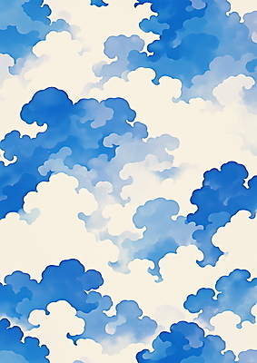 JPG 백그라운드 패턴 일러스트 추상 수채화 사람없음 파란색 흰색 번짐 부드러움 국내일러스트 AI일러스트 AI콘텐츠 컬러 무늬 감각 파일형식 효과