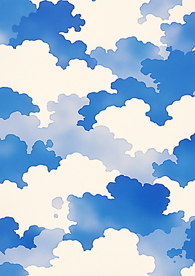 JPG 백그라운드 패턴 일러스트 추상 수채화 사람없음 파란색 흰색 번짐 부드러움 국내일러스트 AI일러스트 AI콘텐츠 컬러 무늬 감각 파일형식 효과