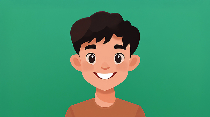 PSD 남자 행복 얼굴 어린이 일러스트 한명 미소 소년 상반신 초록색 세대 초상화 소년한명만 국내일러스트 1 감정 컬러 표정 사람 신체부위 그림 남자한명만 소년만 파일형식
