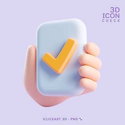 PSD 아이콘 손 들기 신체부위 3D아이콘 3D 체크표시 연보라색 편집3D 모션 사람 보라색 디지털합성 확인 파일형식