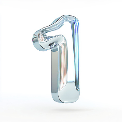 JPG 편집이미지 1 사람없음 숫자 3D 금속 우승 은색 오브젝트 광택 엘리먼트 편집3D AI컴퓨터그래픽 AI콘텐츠 문자 컬러 재질 최고 디지털합성 파일형식