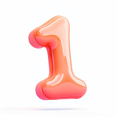 JPG 편집이미지 1 사람없음 숫자 3D 주황색 우승 플라스틱 오브젝트 광택 엘리먼트 편집3D AI컴퓨터그래픽 AI콘텐츠 문자 컬러 재질 최고 디지털합성 파일형식