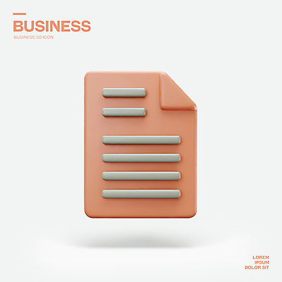 PSD 아이콘 분홍색 비즈니스 사람없음 3D아이콘 3D 오브젝트 문서 엘리먼트 편집3D 컬러 디지털합성 파일형식