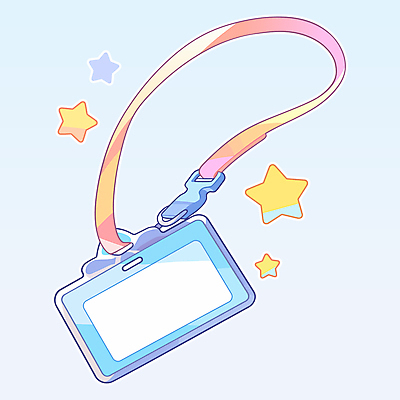 별 일러스트 사람없음 컬러풀 귀여움 이름표 키치 국내일러스트 AI파일 자연요소 컬러 컨셉 파일형식 벡터