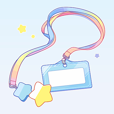 별 일러스트 사람없음 컬러풀 귀여움 이름표 키치 국내일러스트 AI파일 자연요소 컬러 컨셉 파일형식 벡터