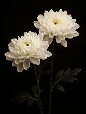 JPG 편집이미지 국화 사람없음 검은색 어둠 흰색 장례 근조 조문 추모 상조 편집실사 AI포토 AI콘텐츠 꽃 컬러 CG 파일형식