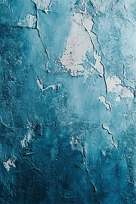 JPG 편집이미지 벽 백그라운드 사람없음 파란색 균열 질감 편집실사 AI포토 AI콘텐츠 컬러 모션 CG 파일형식