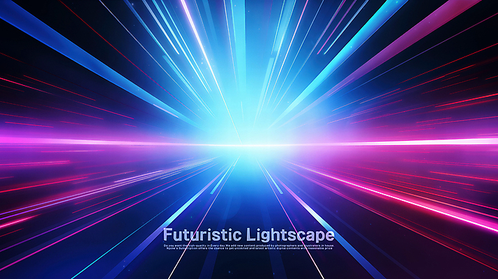 PSD 편집이미지 분홍색 백그라운드 미래 사람없음 파란색 광선 네온 SF 이미지편집 편집실사 컬러 컨셉 CG 파일형식