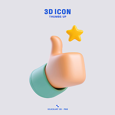 PSD 아이콘 손 별 신체부위 3D아이콘 노란색 3D 확인 따봉 동의 좋음 편집3D 자연요소 컬러 컨셉 사람 최고 디지털합성 파일형식