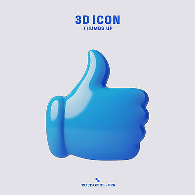 PSD 아이콘 사람없음 파란색 3D아이콘 3D 확인 손모양 광택 따봉 동의 좋음 편집3D 모양 컬러 컨셉 최고 디지털합성 파일형식 손_신체부위
