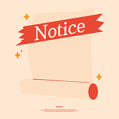 종이 일러스트 사람없음 반짝임 두루마리 알림 공지사항 베이지색 카피스페이스 국내일러스트 AI파일 컬러 모션 공백 파일형식 벡터