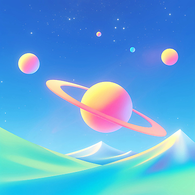 JPG 일러스트 자연 밤하늘 산 사람없음 파란색 반짝임 행성 상상력 초현실주의 국내일러스트 AI일러스트 AI콘텐츠 컬러 모션 하늘 우주 야간 생태계 파일형식