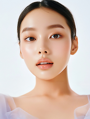 JPG 모델 편집이미지 여자 한명 상반신 성인 화장 뷰티 피부미인 의료성형뷰티 성인여자한명만 편집실사 AI인물포토 AI콘텐츠 1 사람 CG 여자한명만 성인여자만 파일형식 AI포토