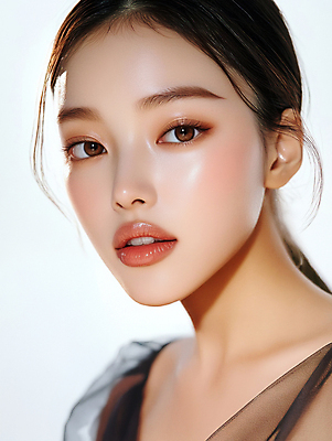 JPG 모델 편집이미지 여자 한명 상반신 성인 화장 뷰티 피부미인 의료성형뷰티 성인여자한명만 편집실사 AI인물포토 AI콘텐츠 1 사람 CG 여자한명만 성인여자만 파일형식 AI포토