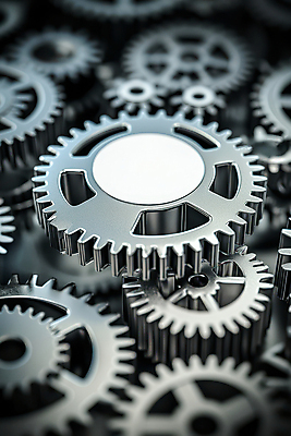 JPG 편집이미지 사람없음 금속 기계 회색 네트워크 부속품 톱니바퀴 기어 편집실사 AI컴퓨터그래픽 AI콘텐츠 컬러 재질 CG 오브젝트 파일형식