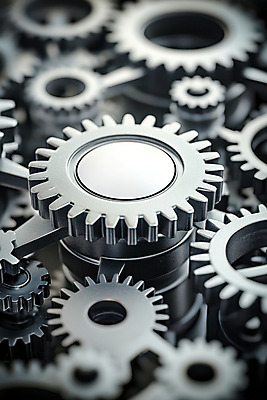 JPG 편집이미지 사람없음 금속 기계 회색 네트워크 부속품 톱니바퀴 기어 편집실사 AI컴퓨터그래픽 AI콘텐츠 컬러 재질 CG 오브젝트 파일형식