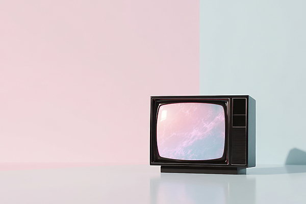JPG 편집이미지 분홍색 사람없음 3D 텔레비전 빈티지 오브젝트 복고 감성 파스텔톤 편집실사 편집3D AI컴퓨터그래픽 AI콘텐츠 컬러 컨셉 전자제품 디지털합성 CG 파일형식