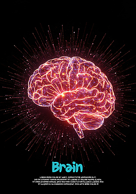 PSD 편집이미지 교육 과학 사람없음 빨간색 빛 두뇌 네온 IQ AI_인공지능 이미지편집 편집실사 컬러 CG 뇌 파일형식