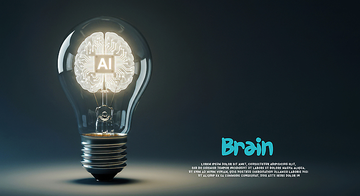 PSD 편집이미지 교육 과학 전구 아이디어 사람없음 빛 검은색 두뇌 전자회로 IQ 칩셋 AI_인공지능 이미지편집 편집실사 컬러 컨셉 회로판 CG 뇌 파일형식