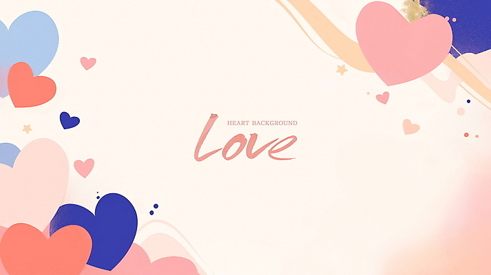 PSD 디자인 분홍색 일러스트 프레임 사랑 사람없음 로맨틱 하트백그라운드 카피스페이스 국내일러스트 감정 컬러 백그라운드 컨셉 공백 하트 파일형식