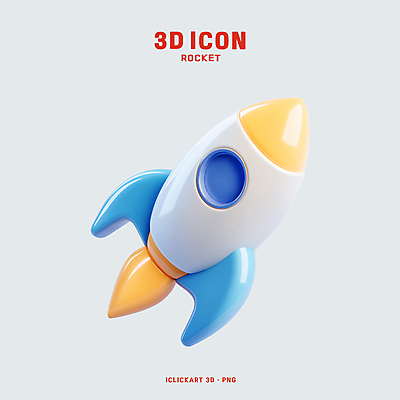 PSD 아이콘 과학 하늘색 불 사람없음 3D아이콘 노란색 3D 우주 로켓 광택 편집3D 자연요소 컬러 파란색 디지털합성 파일형식