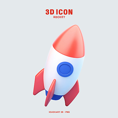 PSD 아이콘 과학 사람없음 빨간색 파란색 3D아이콘 3D 우주 로켓 편집3D 컬러 디지털합성 파일형식