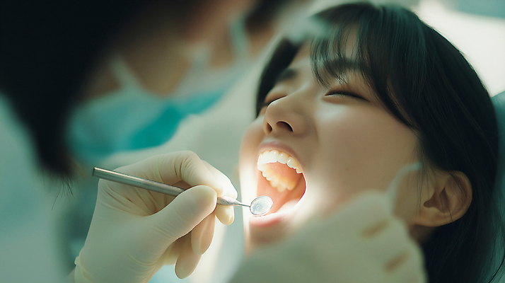 JPG 편집이미지 여자 얼굴 치과 마스크 입벌림 성인 두명 치료 눈감음 입 치아 치과의사 수술장갑 치과진료 의료성형뷰티 성인여자만 치위생사 구강거울 편집실사 AI인물포토 AI콘텐츠 직업 장갑 의학 모션 표정 병원 사람 신체부위 진료 의사 소화기관 CG 치과용품 여자만 성인만 파일형식 AI포토