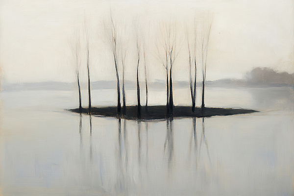 JPG 나무 호수 겨울 일러스트 풍경 사람없음 반사 안개 감성 흐림 국내일러스트 AI일러스트 AI콘텐츠 식물 계절 컨셉 날씨 파일형식