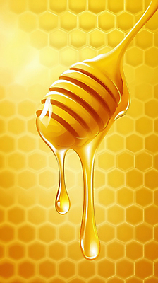 JPG 편집이미지 사람없음 노란색 흐름 벌집 벌꿀 허니디퍼 편집실사 AI컴퓨터그래픽 AI콘텐츠 컬러 컨셉 도구 CG 꿀 파일형식