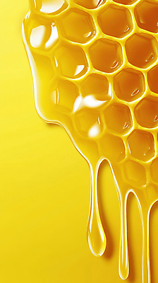 JPG 편집이미지 사람없음 노란색 흐름 벌집 벌꿀 편집실사 AI컴퓨터그래픽 AI콘텐츠 컬러 컨셉 CG 꿀 파일형식