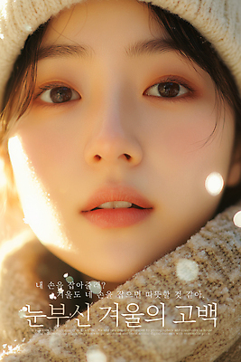 PSD 편집이미지 응시 여자 얼굴 프로포즈 겨울 사랑 한명 상반신 성인 햇빛 목도리 로맨틱 비니 눈내림 의료성형뷰티 성인여자한명만 이미지편집 모자_잡화 1 시선 잡화 계절 감정 컨셉 눈_날씨 사람 신체부위 태양 여자한명만 성인여자만 파일형식